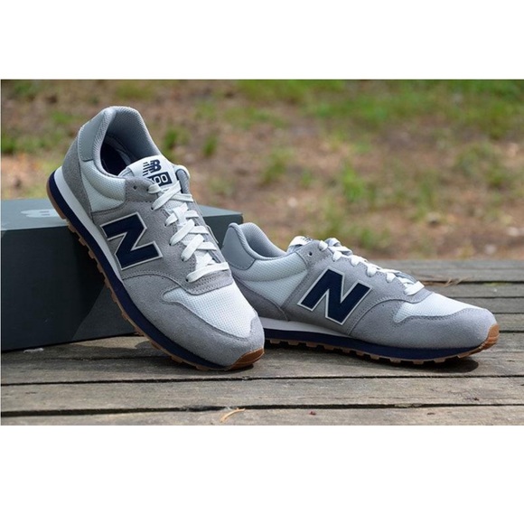 New Balance 500 Classic Grey/Blue - Picture 1 of 8
